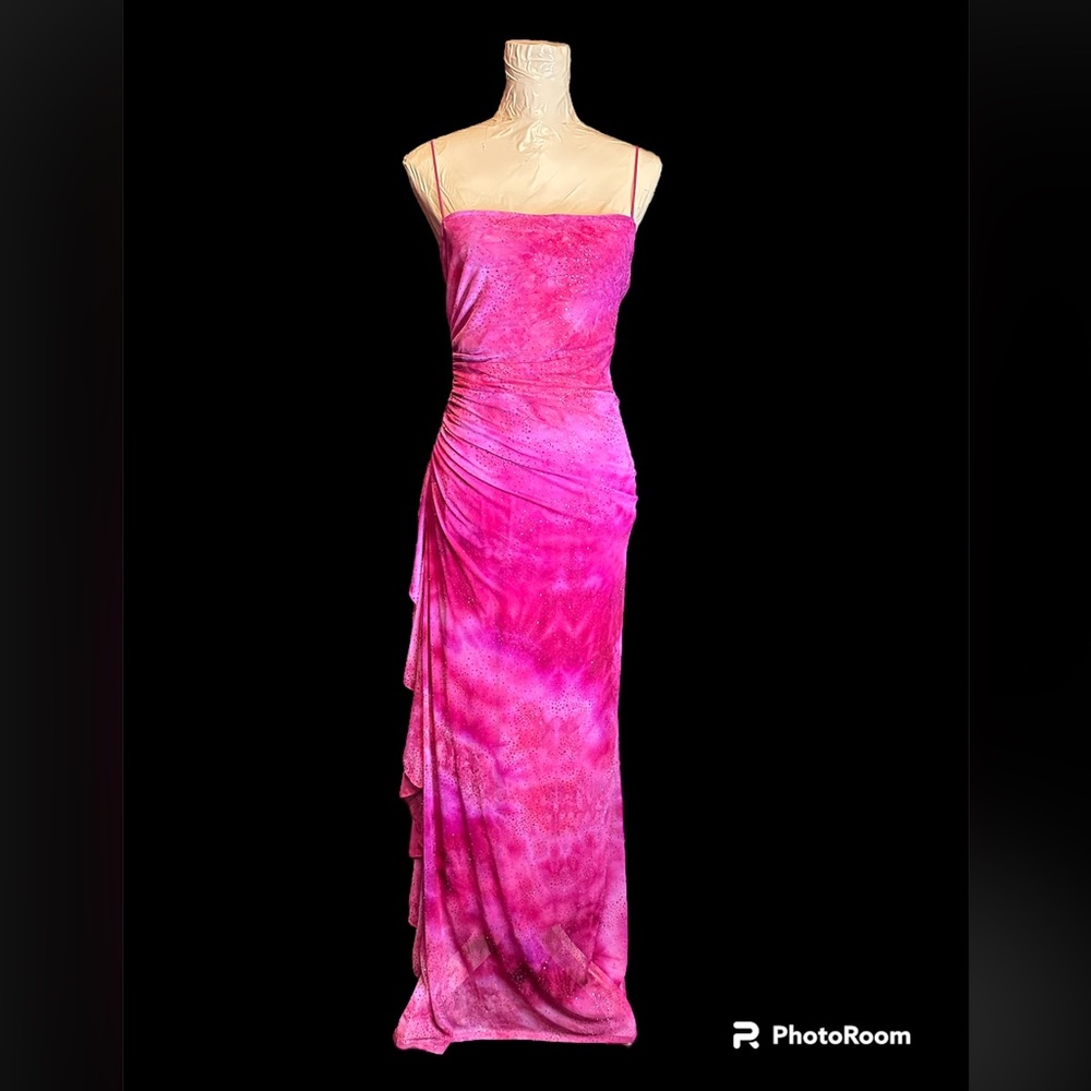 City Triangles Vintage Pink Sparkle Dress Size Medium Homecoming Formal